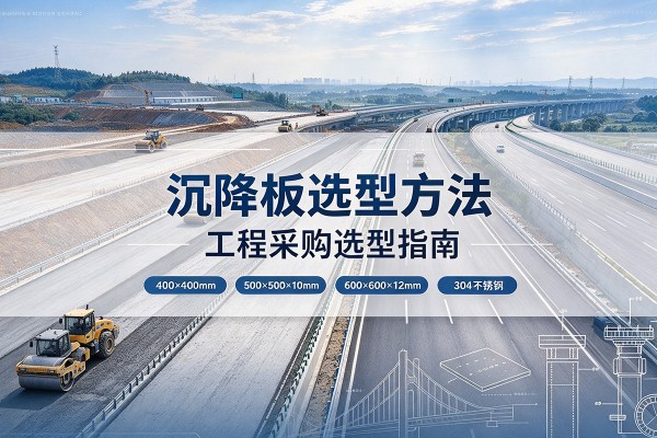 新罗沉降板选择方法