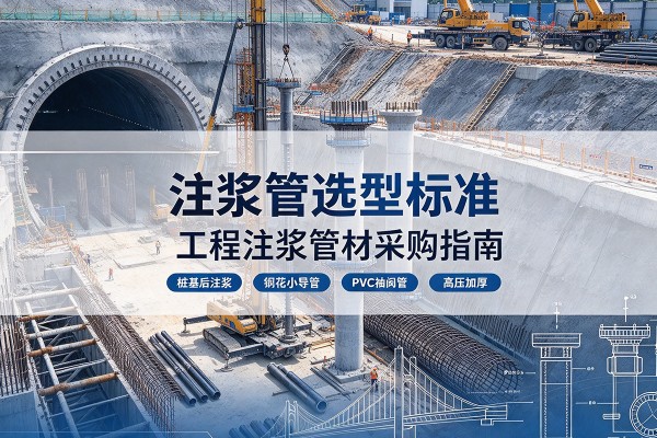 新罗注浆管选型标准