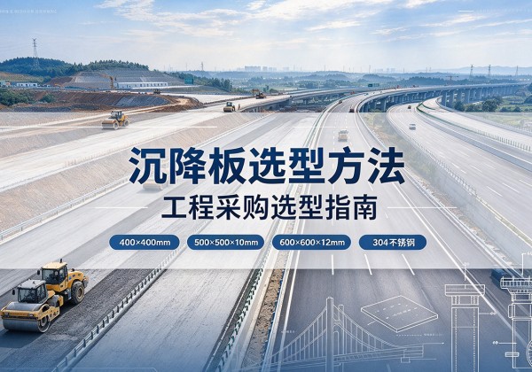新罗沉降板选择方法